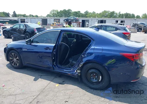 2017 Acura Tlx из США, поврежденный, VIN 19UUB1F35HA001574